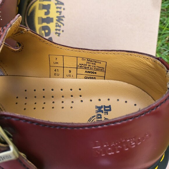 Dr Martens 8065 Mary Janes smooth leather cherry red - Picture 5 of 7